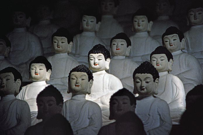 Buddha statues at Sanbang-sa Temple