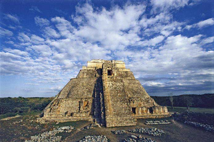 The Pyramid of the Magician, Uxmal, Yucatan, Mexico