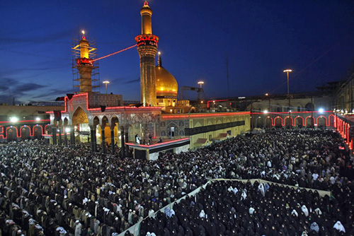 mausoleum-3rd-imam-hadhrat-husayn-ibn-ali-karbala-night