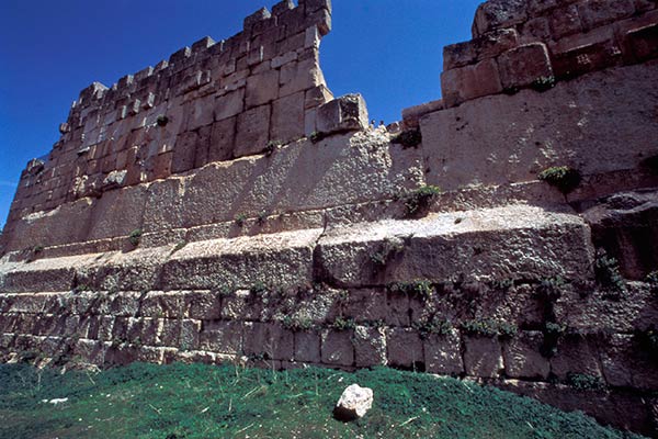Massive foundation stones of Baalbek