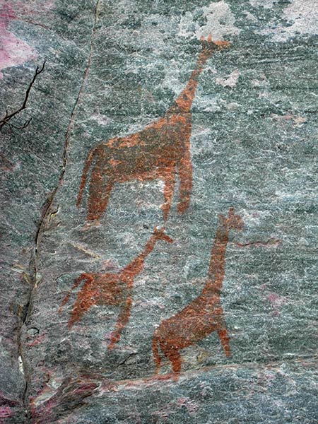 Peintures rupestres des collines de Tsodilo
