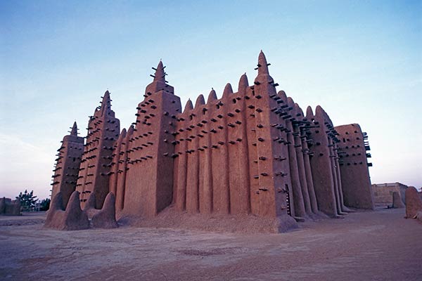 La mosquée de Djenné au Mali