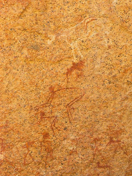 Spitzkoppe rock painting