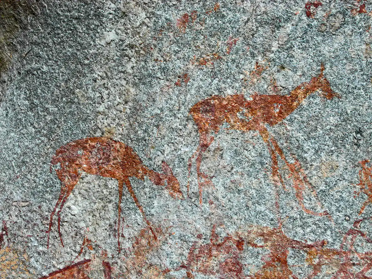 Matopo Hills Nswatugi Cave rotsschilderingen
