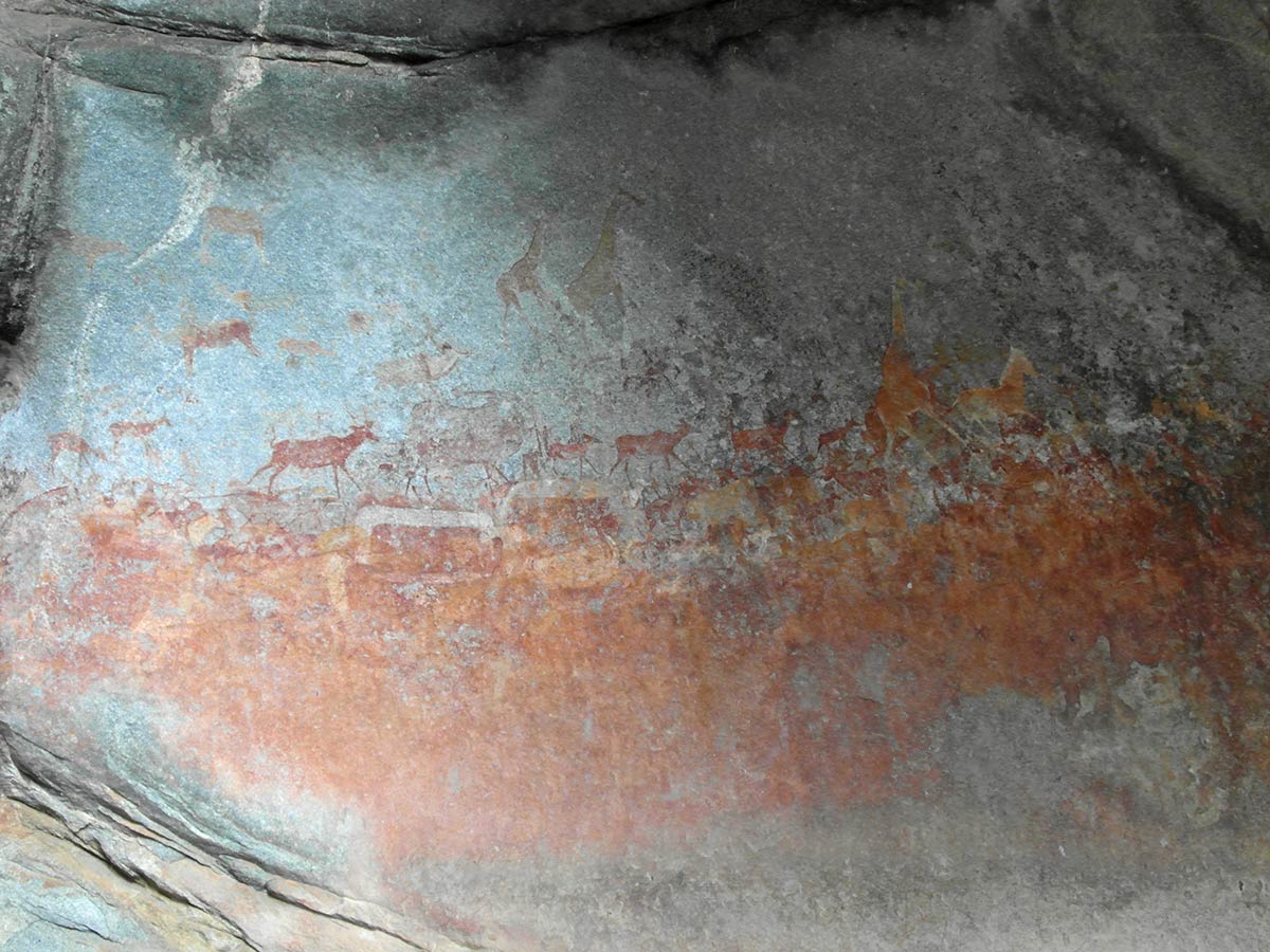 Matopo Hills Nswatugi Cave rotsschilderingen