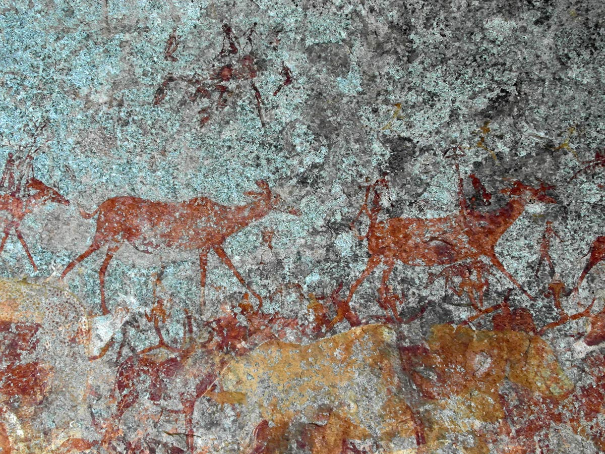 Matopo Hills Nswatugi Cave rotsschilderingen