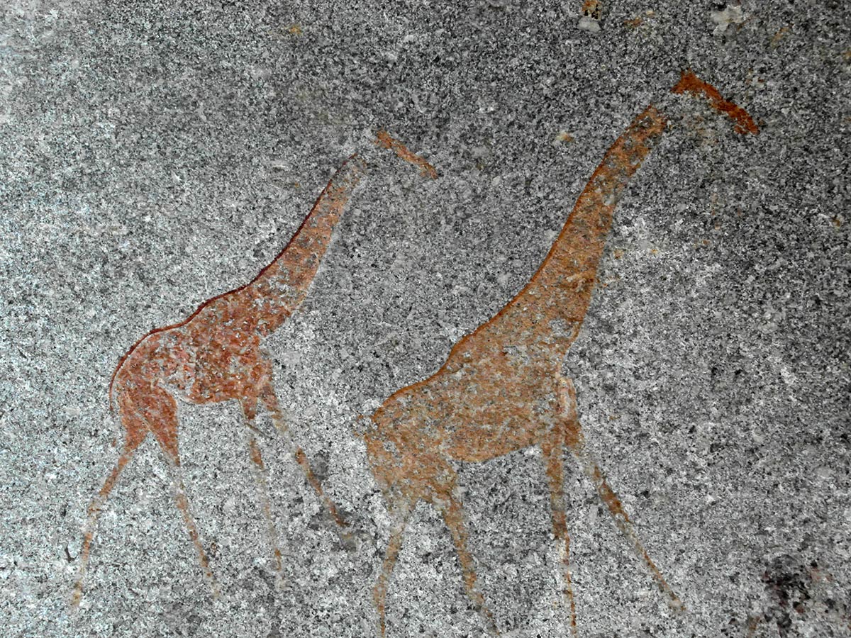 Matopo Hills Nswatugi Cave rotsschilderingen