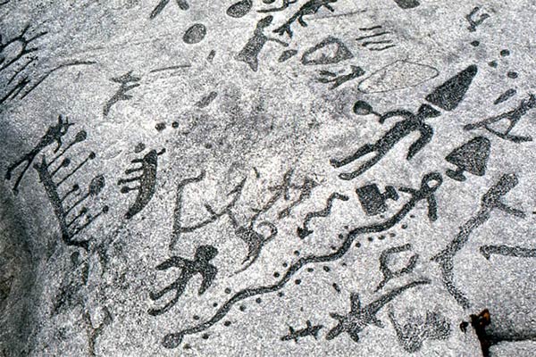 Petroglyphs Park Woodview, Ontário
