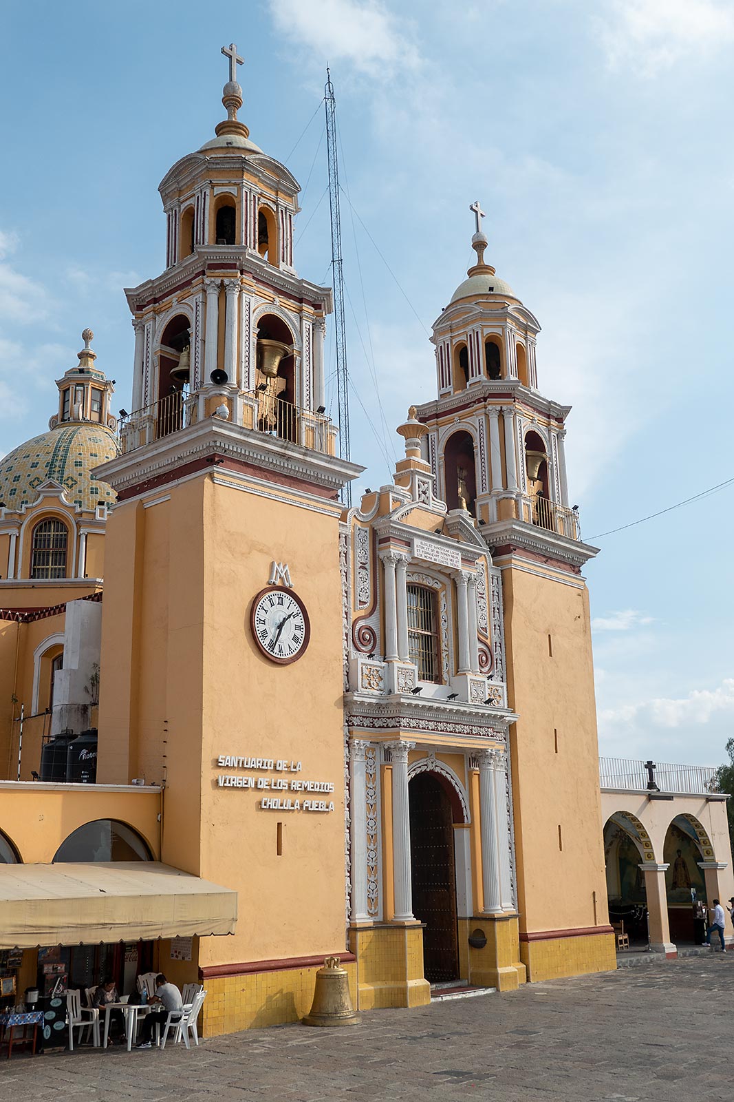 Basilica of Our Lady of Remedies on top of Great Pyramid of Cholula