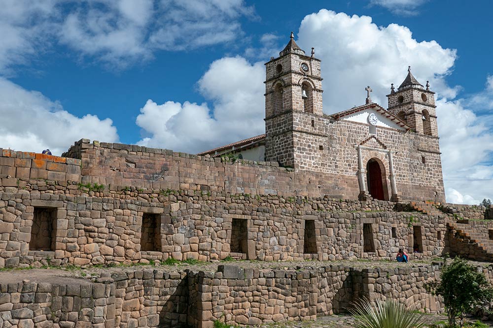 Katedraali Templo del Sol y la Lunan päällä, Vilcas Huaman