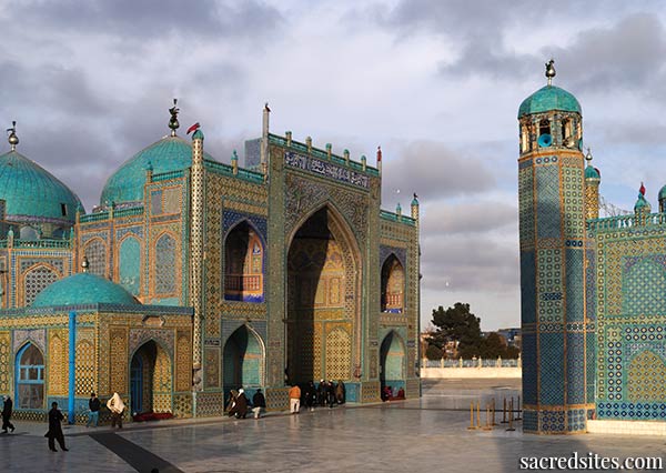 De Blauwe Moskee van Mazari Sharif