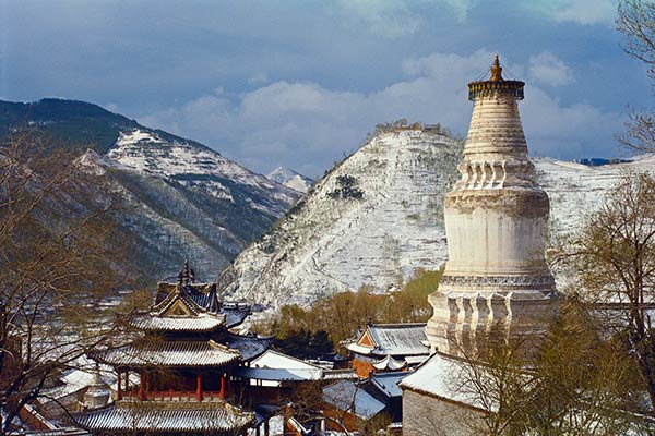 Kloosters van Wu Tai Shan, China