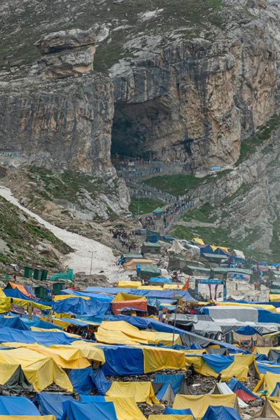 Templo de la cueva Amarnath Shiva