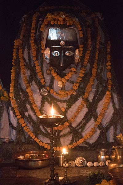 Estatua de Vishnu como Hayagriva, Templo Hayagriva Madhava