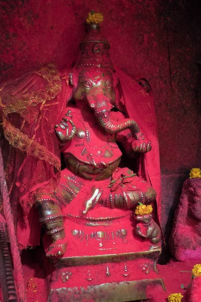 Statua della divinità indù Ganesh, Navagraha Temple