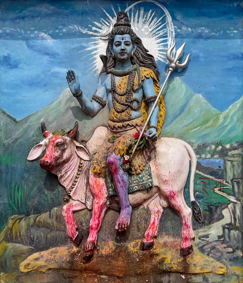 Escultura de parede Gauri Shankar, Templo Basukinath, Jarmundi