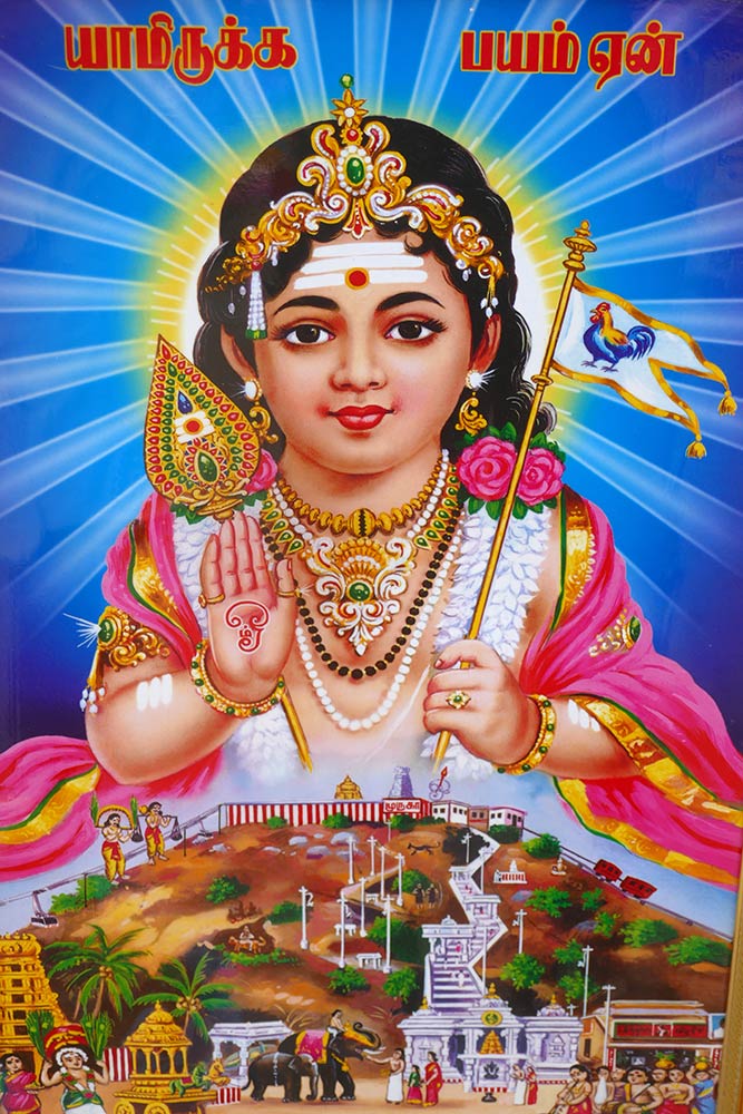 Картина Муруги, храм Дхандаютхапани Свами, Палани