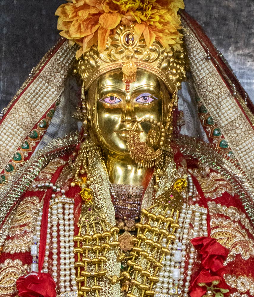 Statue von Ganga Mata, Gangotri-Tempel, Uttarakhand