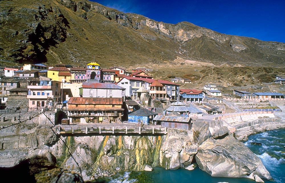 Town and temple complex of Badrinath