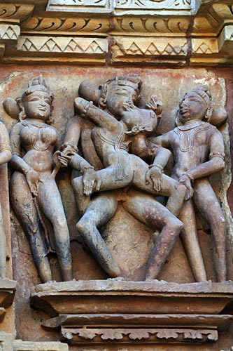 Khajuraho-sculptuur
