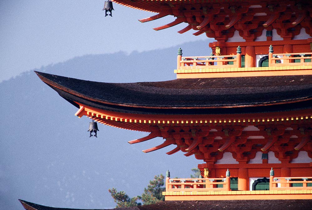 Detail van de pagode