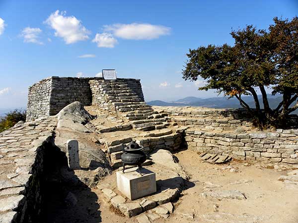 Altare di Chamseong-dan, mt. Mani-san, isola di Ganghwa-do