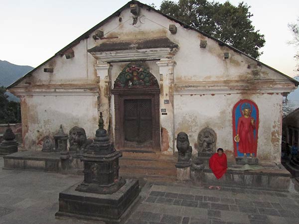 Santuario di Shantipur allo stupa di Swayambhunath