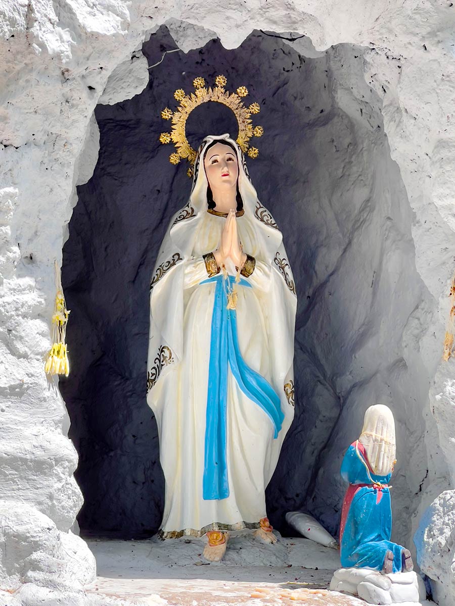 Sanctuaire Ermita, Manille. Statue de Marie.