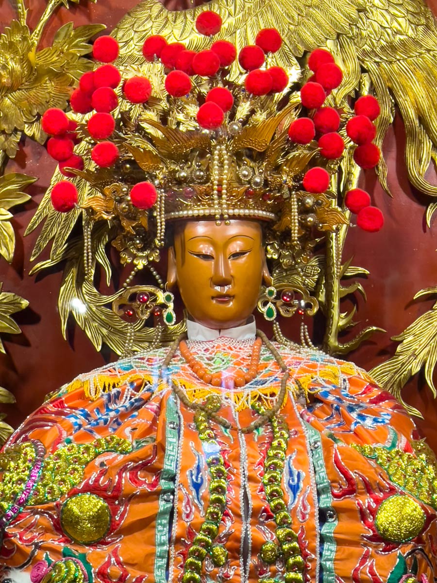 Daija Jenn Lann Tapınağı, Taichung Şehri (Tanrıça Mazu'nun heykeli)