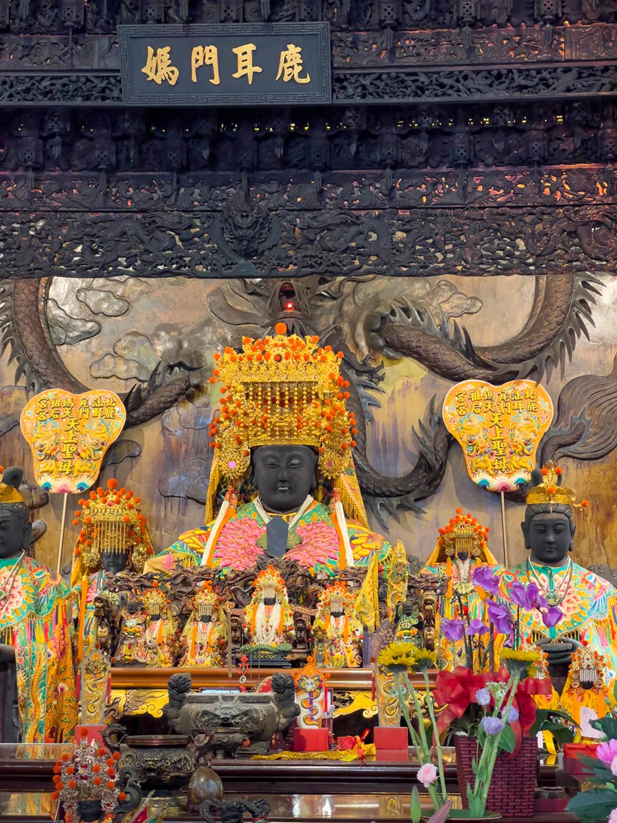 Beishanwei Luermen Mazu Tempel, Tainan (Statue der Göttin Mazu)