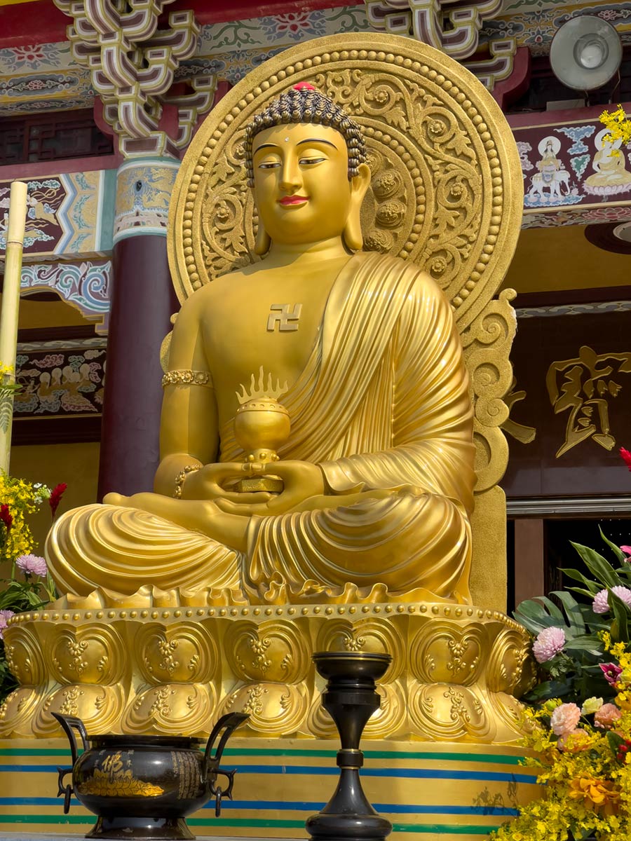 Fo-Guang-Shan-Tempel, Kaohsiung (Buddha-Statue)