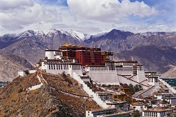 Het Potala-paleis, Lhasa, Tibet