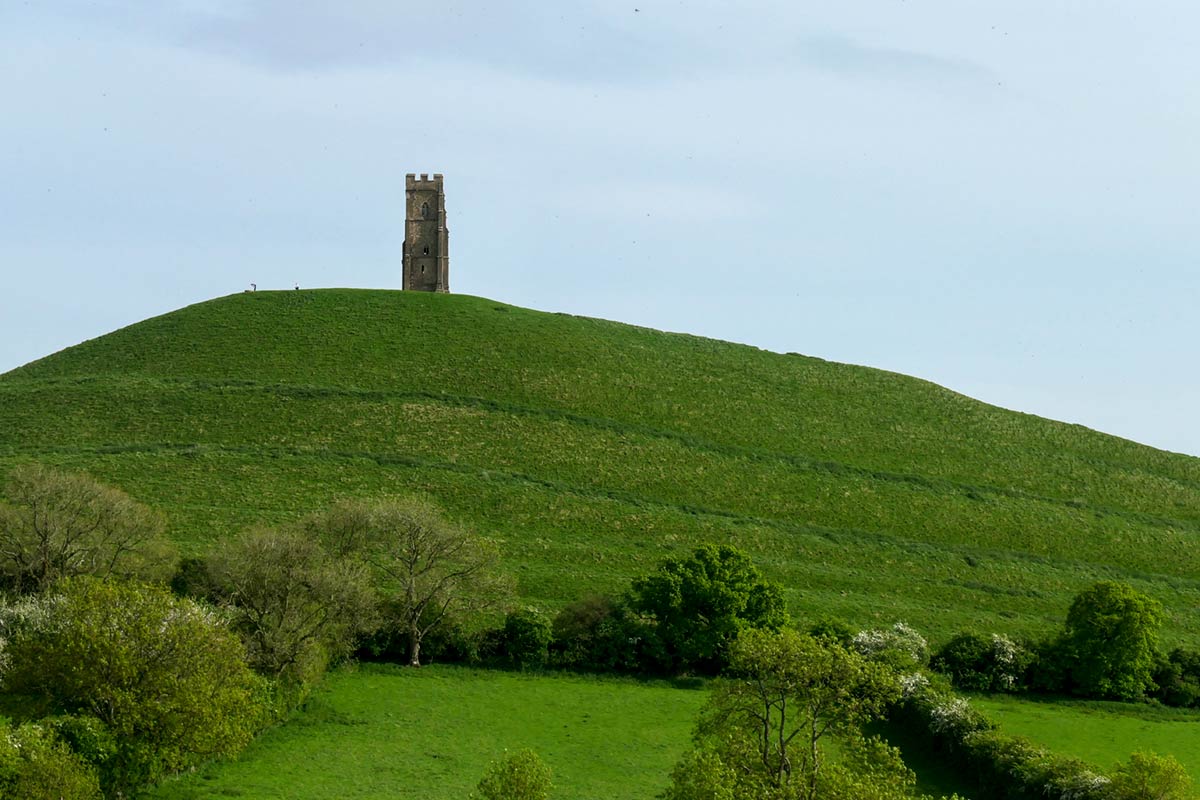 Glastonbury Tor with St. Michael’s Tower
