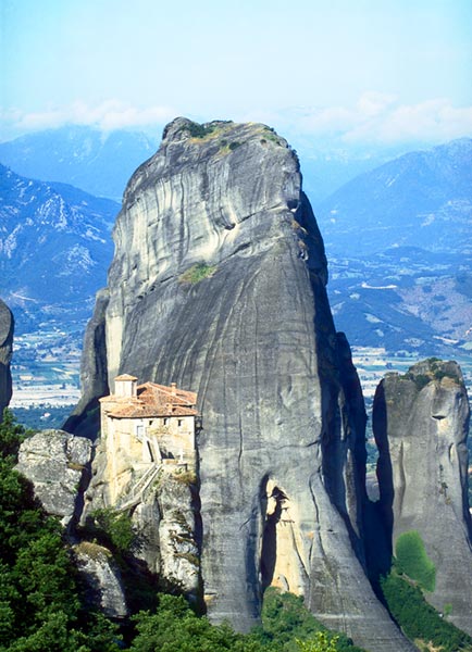 Mosteiro ortodoxo grego de Varlam, Meteora, Grécia