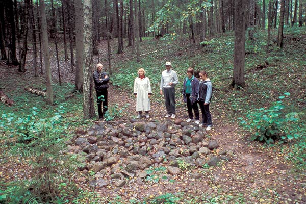 Forntida plats för Pokainu Mezs, Lettland