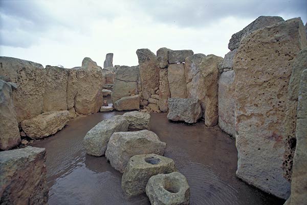 Neolithic temple of Hagar Qim, Island of Malta