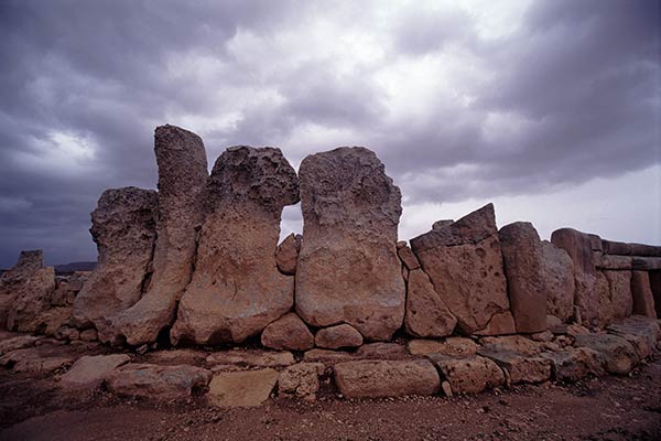 المعبد الحجري الحديث من Gigantija ، جزيرة جوزو