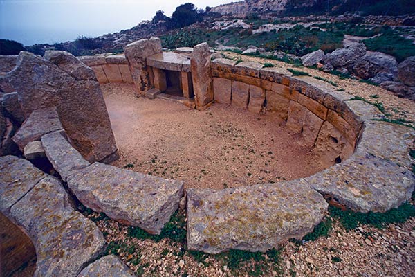 Neolithic temple of Mnajdra, Island of Malta