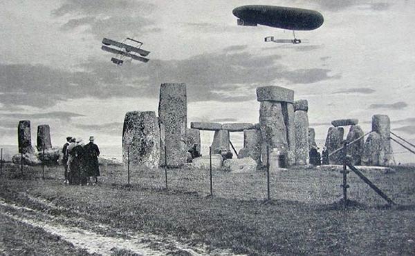 imagem vintage de stonehenge