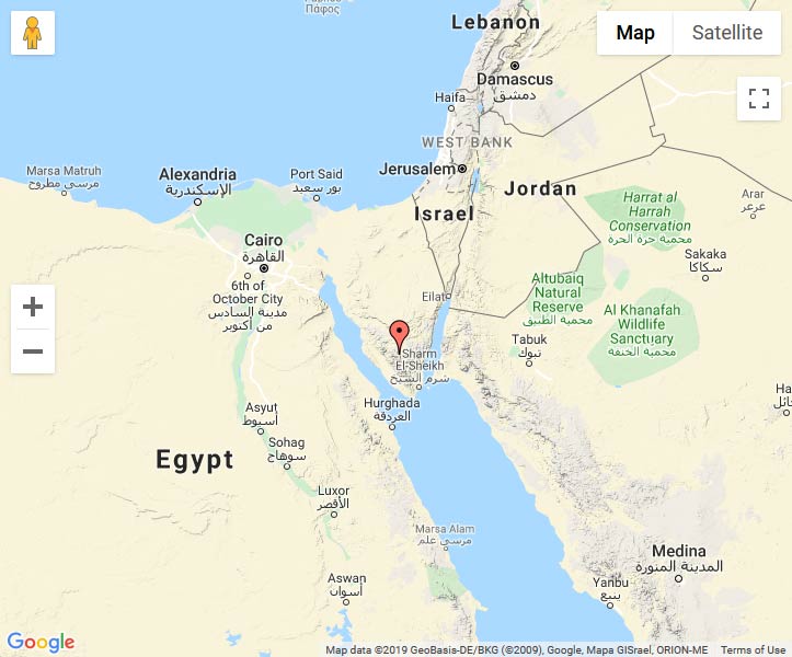 Mount Sinai Egypt Map