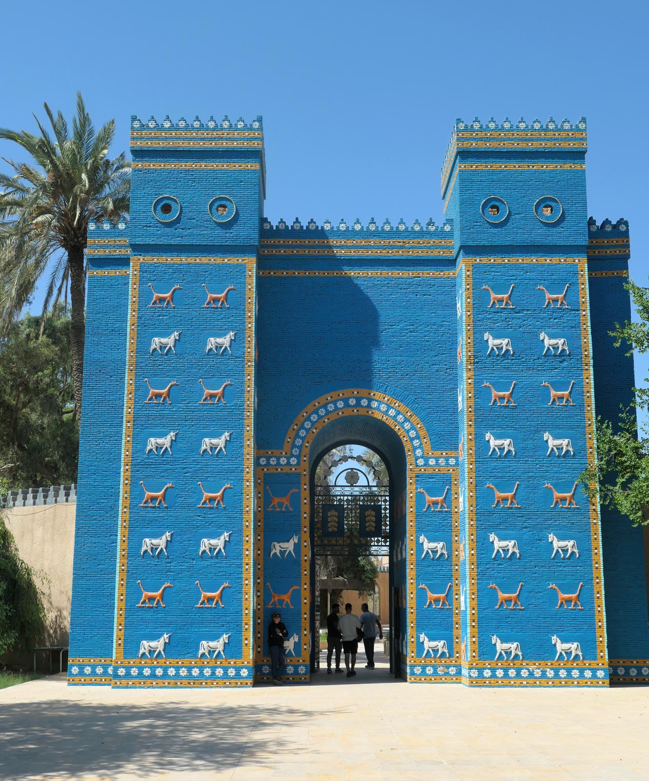 Puerta al templo de Ishtar, Babilonia