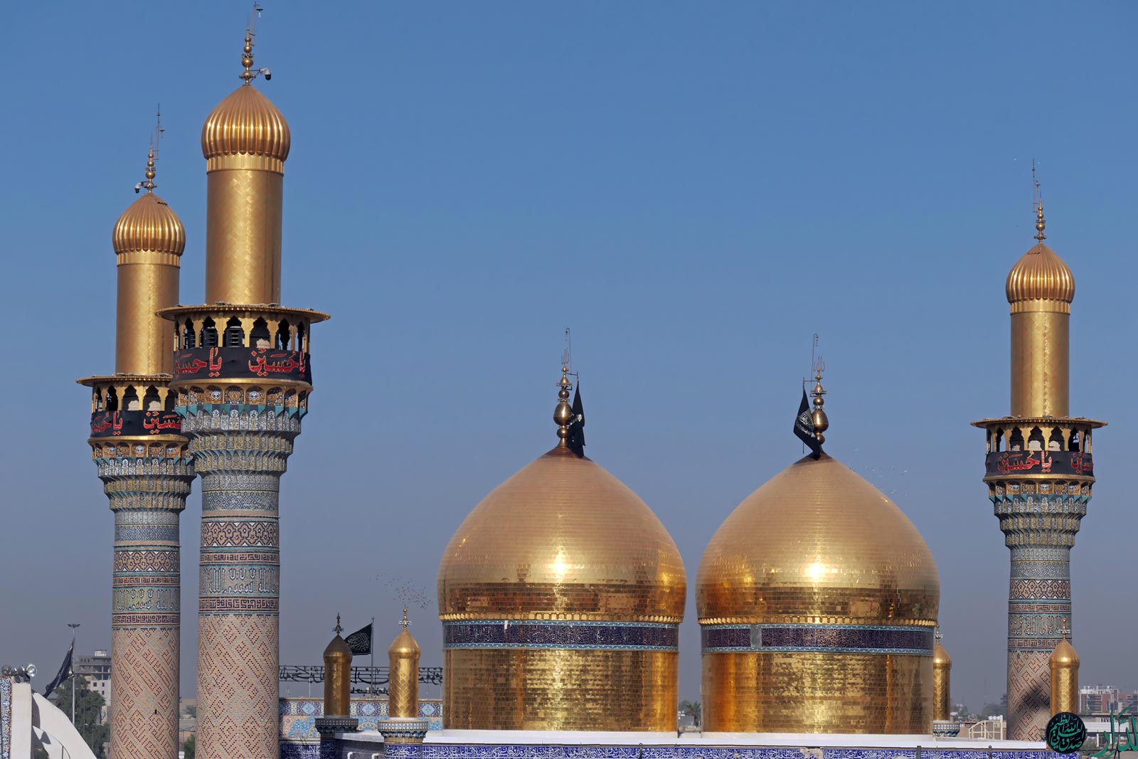 Mausoleum för 7:e Imam Musa Alkadhim och 9:e Imam Muhammad Aljawad, Kadhimiya, Bagdad