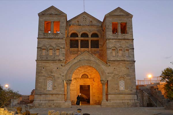 Church of the Transfiguration at dusk
