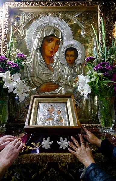Tomb of Mary sacred icon